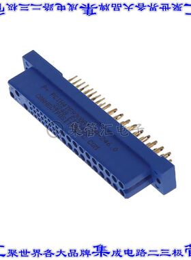 PCIH47F9300A1/AA-246.0 背板连接器47POS插座母插口通孔蓝色