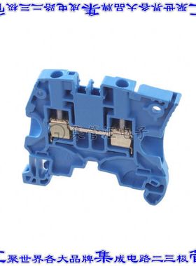 1SNK505020R0000 端子块连接器2POS馈通式5.2mm蓝色12-24AWG