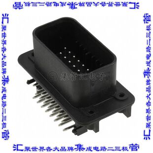770669 针座连接器23POS接头3排4mm公形插针通孔锡