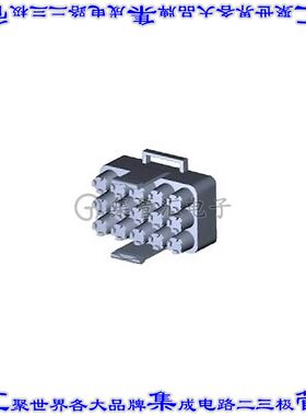 770044-1 矩形连接器外壳15POS插头3排白色自由悬挂