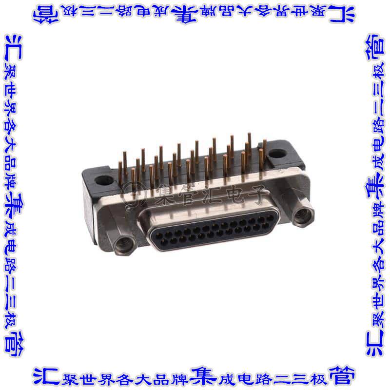 MDM-25PCBRM7-A174-F222 连接器25POS插头公引脚2排D-TYPE型面板