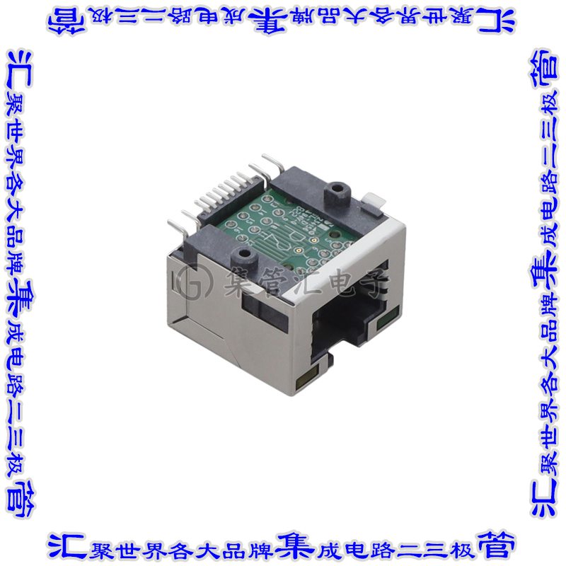 RJE3A1886442 接插件连接器8P8C, RA, CAT5E, SMT, SHIELD WIT