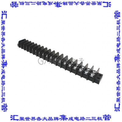 387600118 0387600118端子块连接器18电路隔板接线座2排9.53mm螺