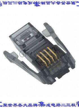 1-520424-1 接插件连接器CONN PLUG 4POS SDL 24-26AWG RND