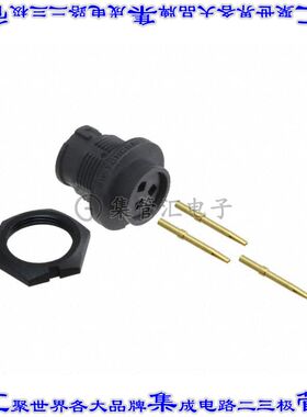 EN3P3FCX 圆形连接器3POS插座母插口压接镀金面板安装