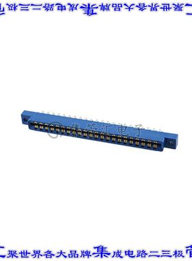 EBM22DRXH 卡边缘连接器44POS母头2排3.96mm蓝色镀金