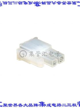 39012020 0039012020矩形连接器外壳2POS插座2排母形插口天然色自