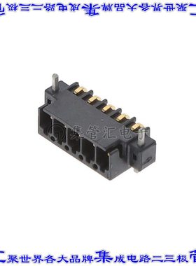 1821724 端子块连接器5POS接头公引脚带罩2.54mm黑色90DEG表贴SMD