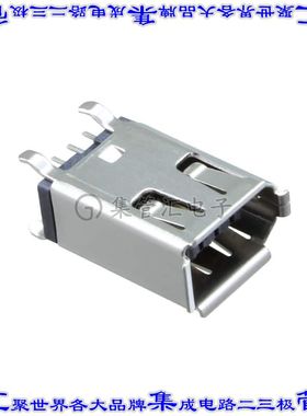 1734290-1 连接器火线(IEEE1394)插座6POS通孔