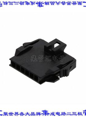 2002771206 矩形连接器外壳6POS插头2.5mm公形引脚黑色面板安装
