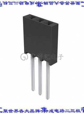 SSQ-103-03-T-S 针座连接器3POS插座2.54mm叉状通孔直针锡