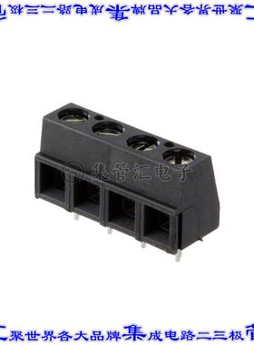 398800304 0398800304线对板连接器4POS接线端子5.08mm通孔水平带