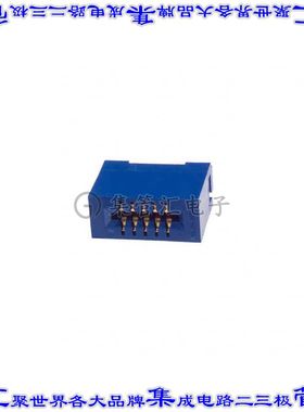 CWR-170-10-0000 卡边缘连接器10POS母头2排2.54mm蓝色镀金