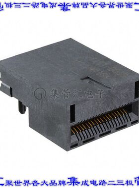 762910038 0762910038卡边缘连接器38POS母头2排0.75mm黑色镀金