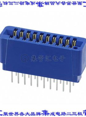 MPSL-0100-10-DR-4HK 卡边缘连接器20POS母头2排2.54mm蓝色镀金