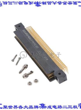 HDASF119YC-000 针座连接器119POS接头3排1.91mm公形插针通孔直角