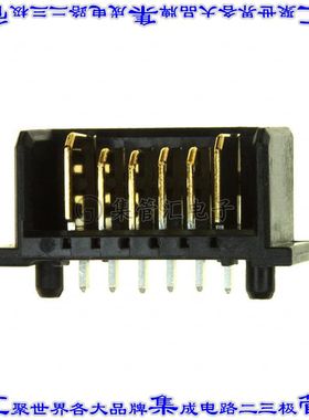5787531-1 接插件连接器CONN HDR 6POS 2.00MM PCB SLDR