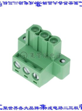 2644730000 端子块连接器3POS插头母插口5mm绿色自由悬挂