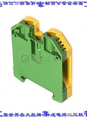 1010400000 端子块连接器2POS接地地面11.9mm绿色黄色4-14AWG