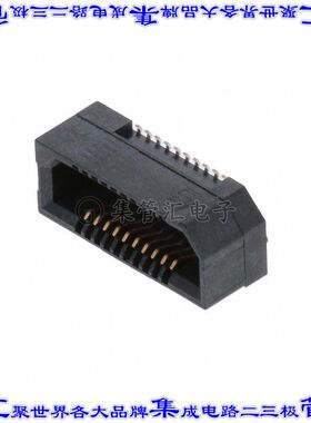 ERF8-010-05.0-L-DV-K-TR 板对板连接器20POS插口外罩触点2排0.8m