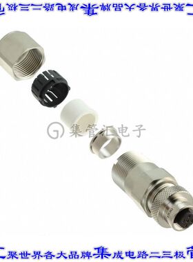 HDM12PF05A1STM 圆形连接器5POS插头母插口焊杯镀金自由悬挂