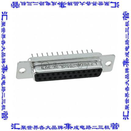 L77SDB25SOL2C309 连接器25POS插座母插口2排D-Sub通孔