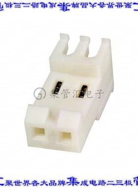3-640602-2 矩形连接器2POS插座3.96mm母插口白色IDC锡自由悬挂