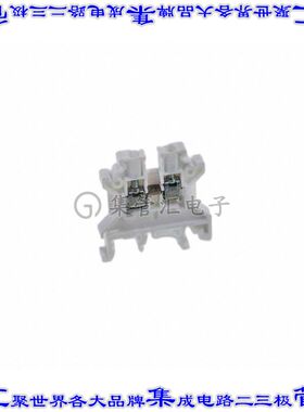 CTS4U-N/W 端子块连接器2POS馈通式6.0mm白色10-22AWG