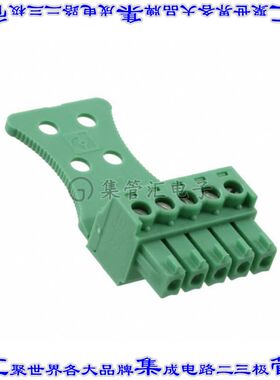 1768936 端子块连接器5POS插头母插口3.81mm绿色自由悬挂