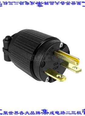 Q-720 接插件连接器PWR ENT PLUG NEMA6-15 STR SCREW