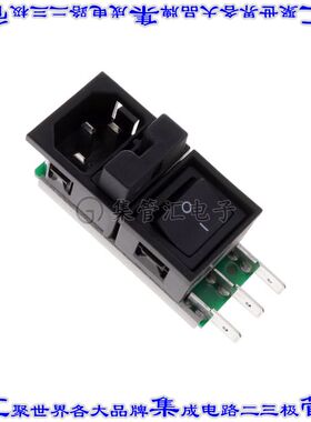 6424.0153.30 电源接入连接器3POS插座公插片模块IEC320-C14面板