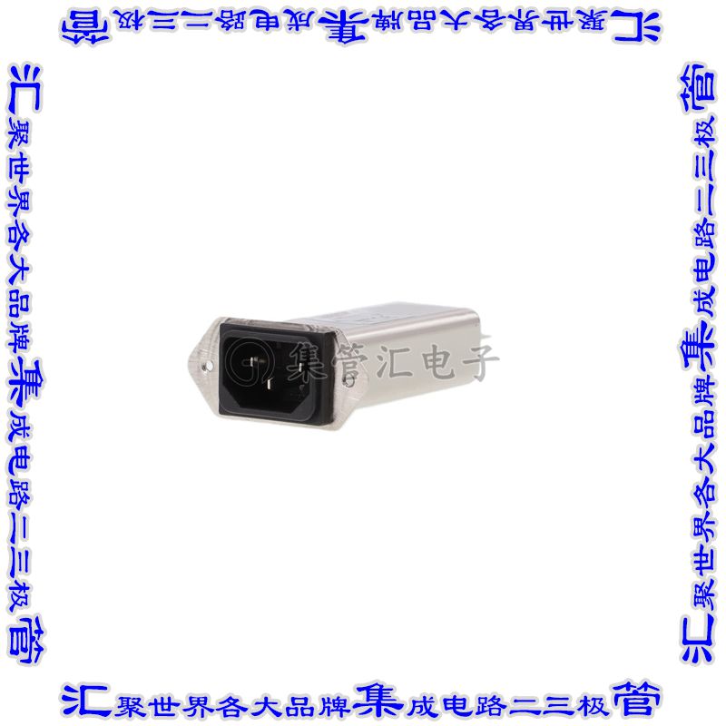 FN9255EMB-6-06 电源接入连接器3POS插座公型片状插脚IEC320-C14