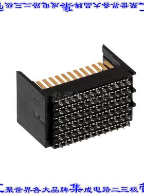 10114761-101LF 背板连接器72POS接头公引脚12排通孔黑色