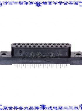 207828-4 连接器25POS插座母插口2排D-Sub通孔