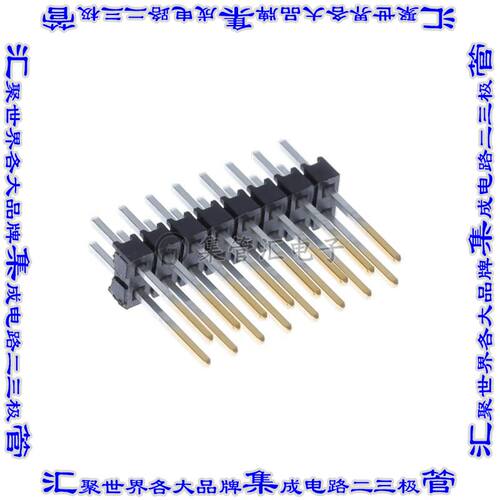 MTSW-108-22-L-D-370 针座连接器16POS可切割2排2.54mm公形插针通