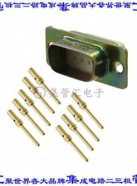 DEMA-9P 连接器9POS插头公引脚2排D-Sub面板安装