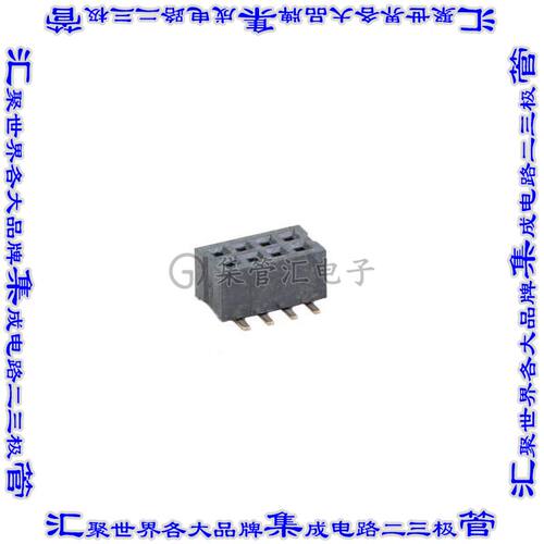 CSCC211-0402A001C1AH 针座连接器8POS接头2排1mm母形插口表贴SMD