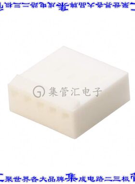 10112053 0010112053矩形连接器外壳5POS插座2.54mm白色自由悬挂