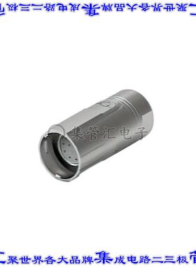 ASA629N00410100000 圆形连接器12POS插头外壳用于母插口银色自由