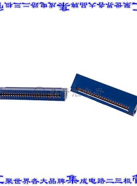 CWR-170-50-0000 卡边缘连接器50POS母头2排2.54mm蓝色镀金