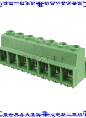 1986713-7 线对板连接器7POS接线端子15mm通孔水平带板