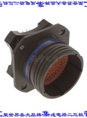 KJAD0T21W35PN115 圆形连接器79POS插座公形引脚焊接面板安装通孔