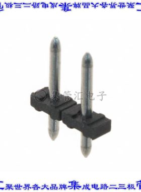 1933189 端子块连接器2POS接头公引脚无罩5mm黑色垂直通孔