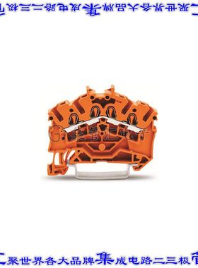 2002-6402 端子块连接器4POS馈通式5.2mm橙色12-22AWG