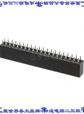 M20-7832042 针座连接器40POS插座2排2.54mm母形插口通孔直针镀金