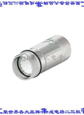 AKA384N0048035K000 圆形连接器26POS插座外壳用于公插针银色自由