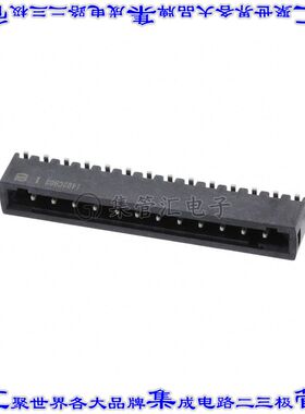 14111213002000 端子块连接器12POS接头公引脚带罩2.54mm黑色90DE