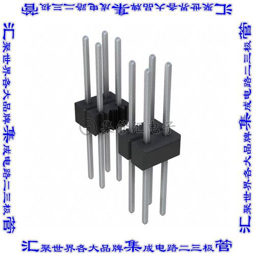 PEC05DFCN 针座连接器10POS分离式2排2.54mm公形插针通孔直针锡