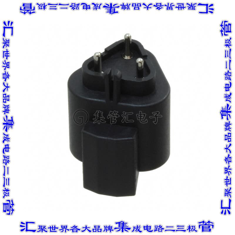 AT04-3P-BM03 针座连接器3POS插座2排公形插针通孔直针镍