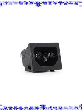 IO-C14PP-48 电源接入连接器3POS插座公型片状插脚IEC320-C14面板
